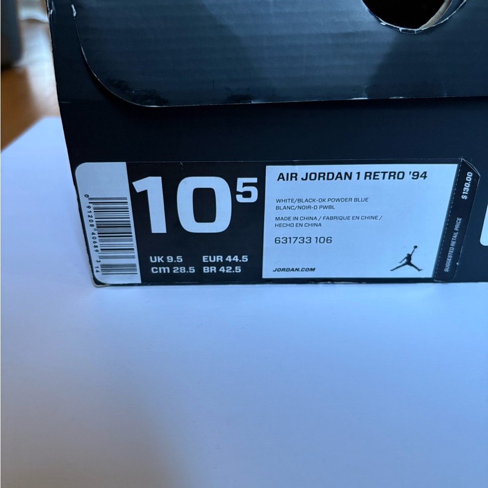 Nike Air Jordan 1 Retro ‘94 Men’s Size 10.5 - Picture 10 of 10